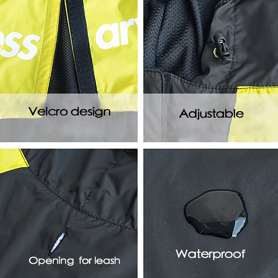 Reflective Waterproof Dog Raincoat