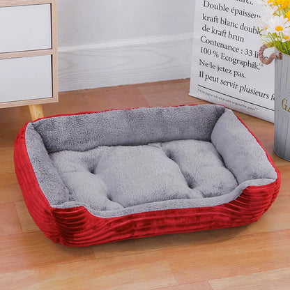 Square Winter Soft Warm House for Dog Bed