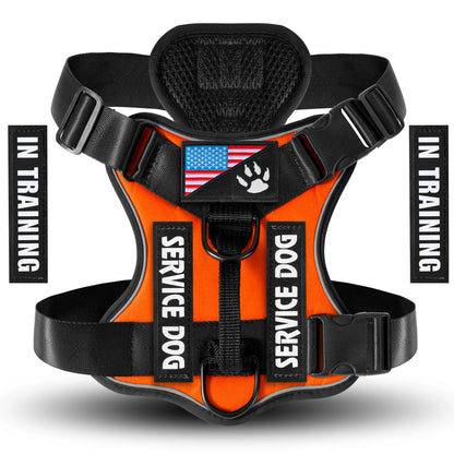 PawGuard Reflective Service Dog Vest Harness