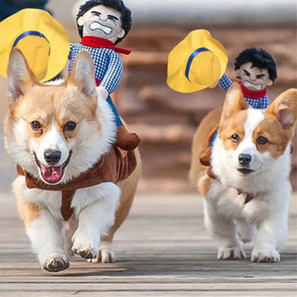 Cowboy Halloween Hondenkostuum