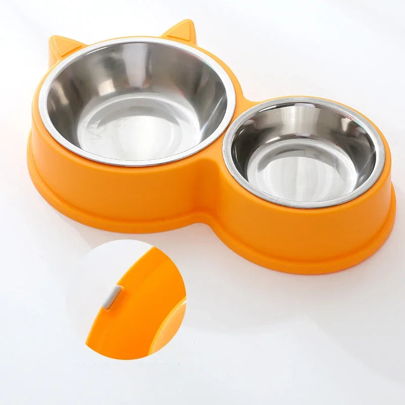 Stainless Steel Double Pet Bowl