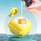 Dog Bath Brush Silicone Pet Shampoo Brush Soap Dog Scrubber