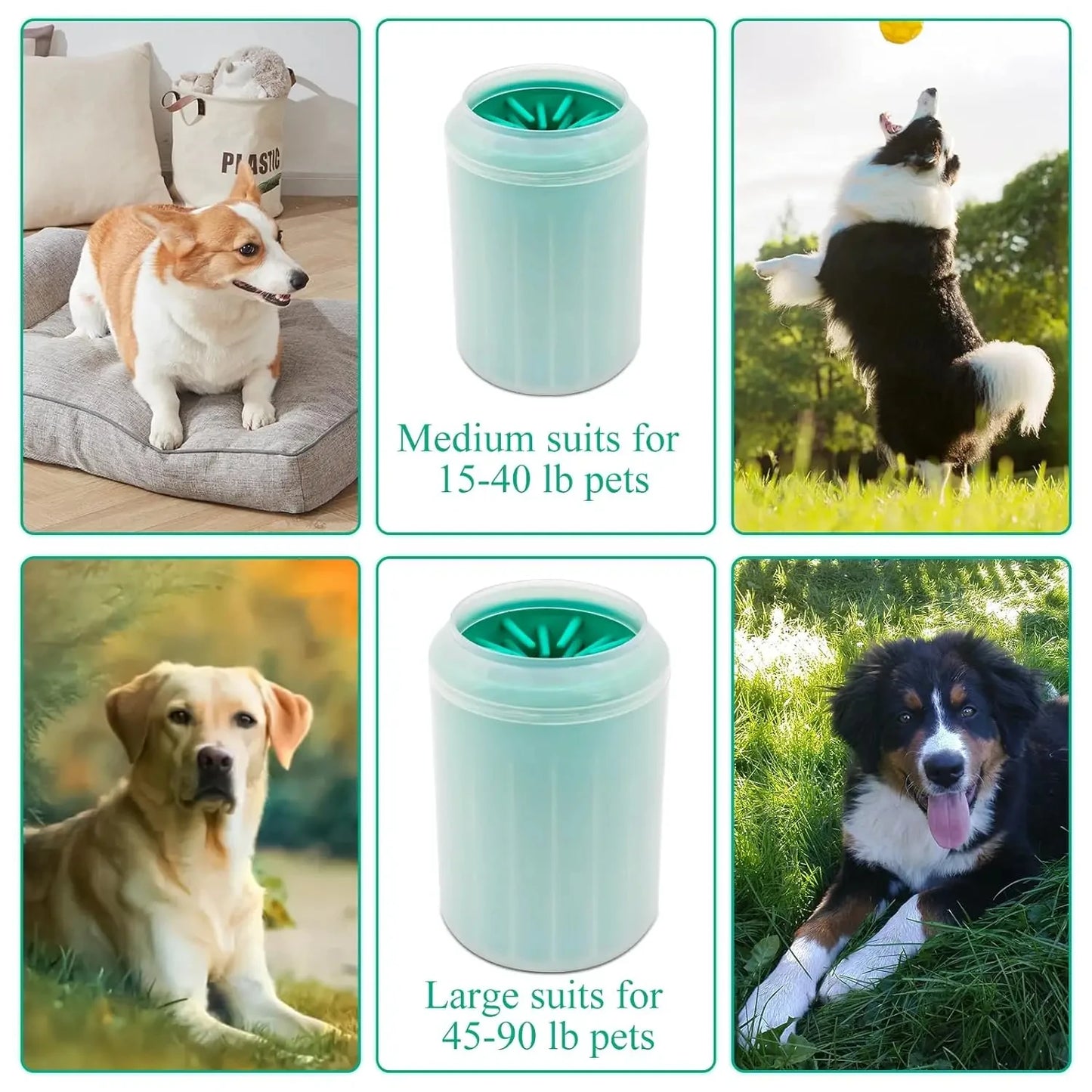 Soft Silicone Pet Foot Wash Cup