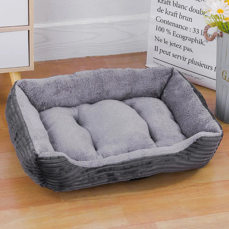 Square Winter Soft Warm House for Dog Bed