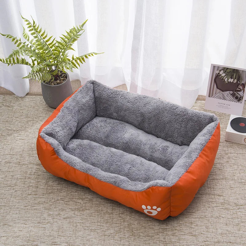 Square Winter Soft Warm House for Dog Bed