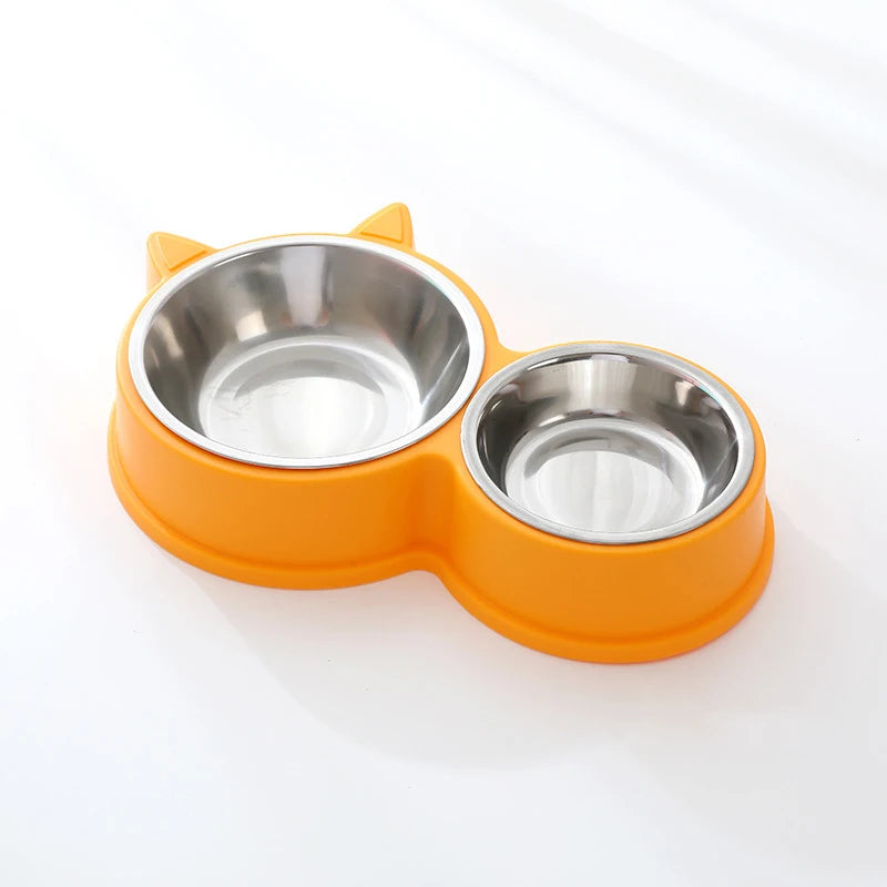 Stainless Steel Double Pet Bowl