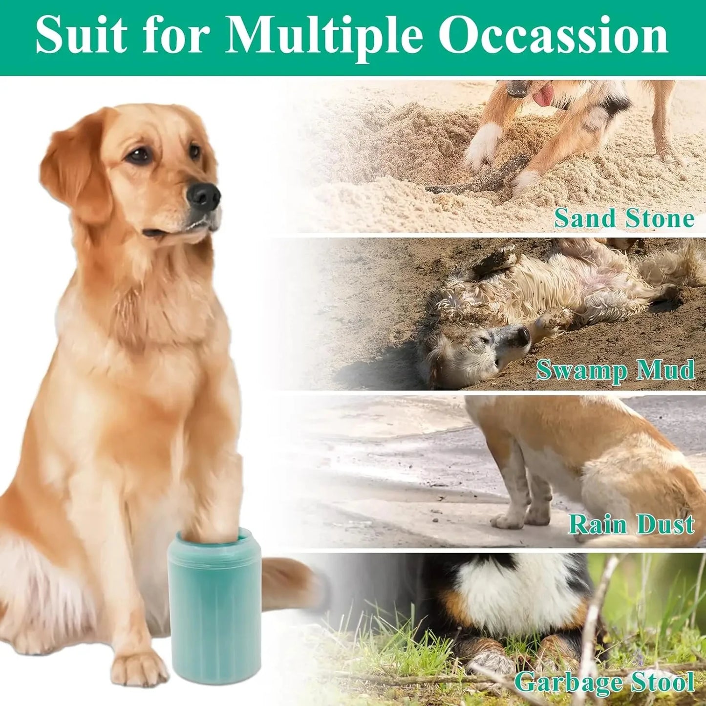 Soft Silicone Pet Foot Wash Cup