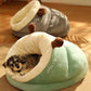 MADDEN Warm Small Dog Kennel Bed