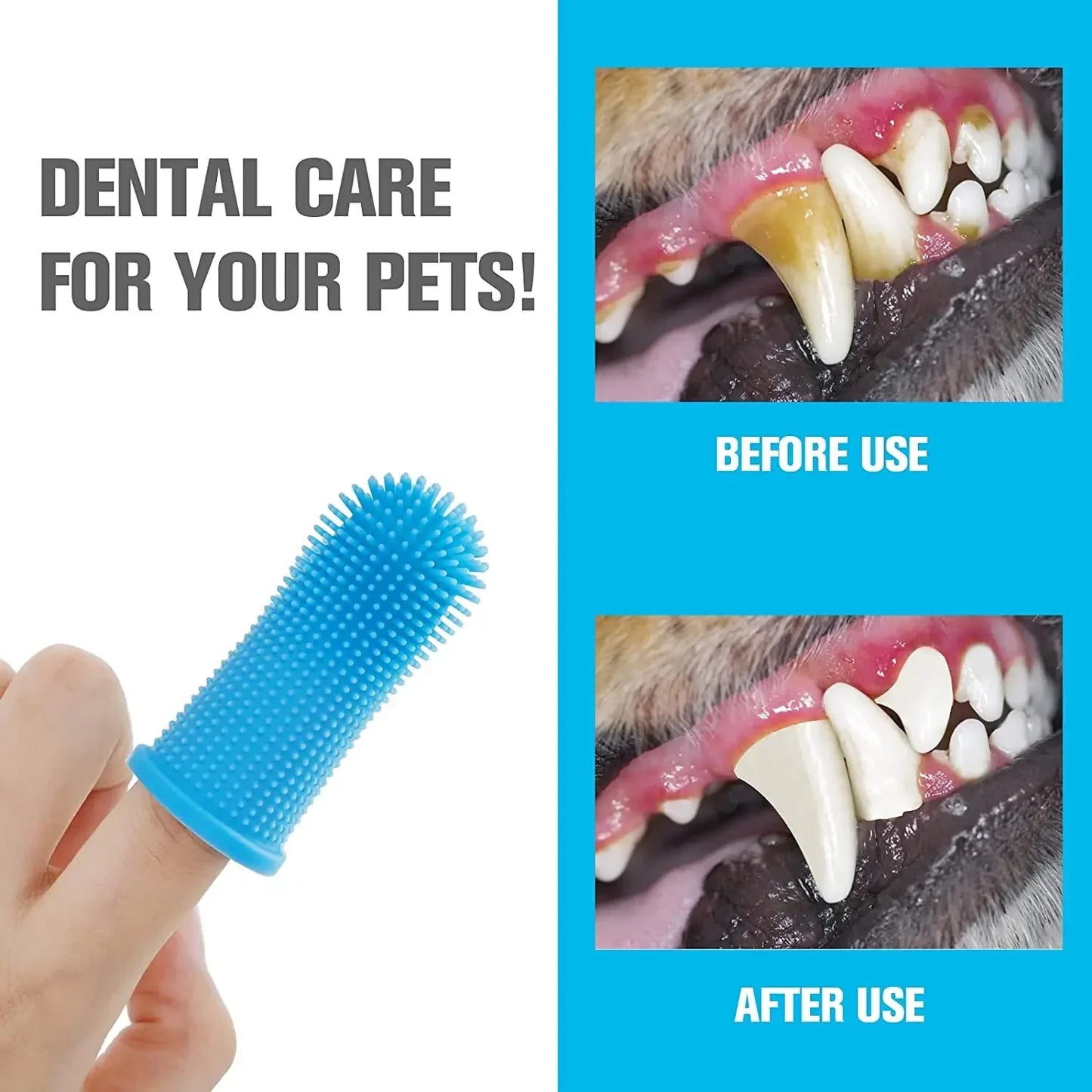 Super Soft Pet Finger Toothbrush