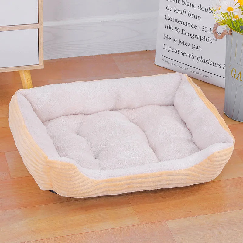 Square Winter Soft Warm House for Dog Bed