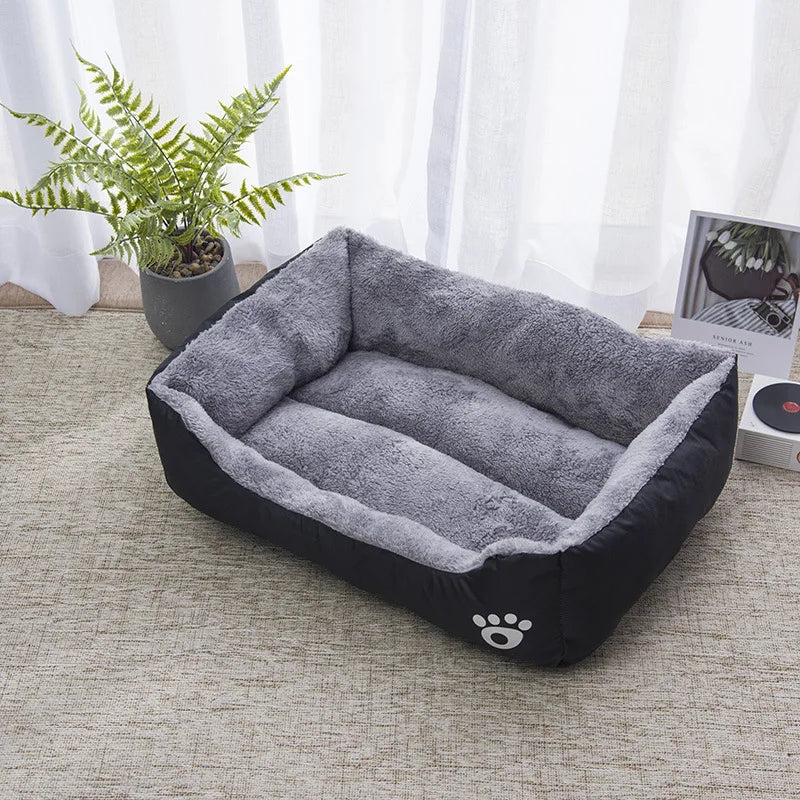 Square Winter Soft Warm House for Dog Bed